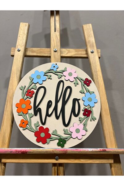 ORENDA WOOD Kişiye Özel Üç Boyutlu Doğal Ahşap Kapı Süsü - Duvar Süsü - Hediy...