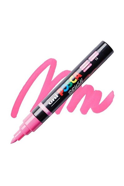 POSCA PC-5BR brush tip marker - pink