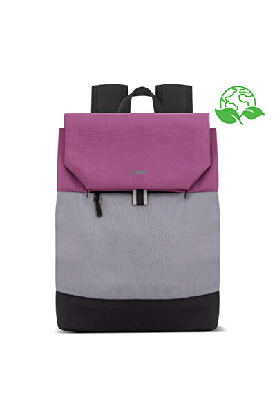 Preo Mcs-1303 14.1" Mycase Eco Günlük Bordo Gri Sırt Çantası