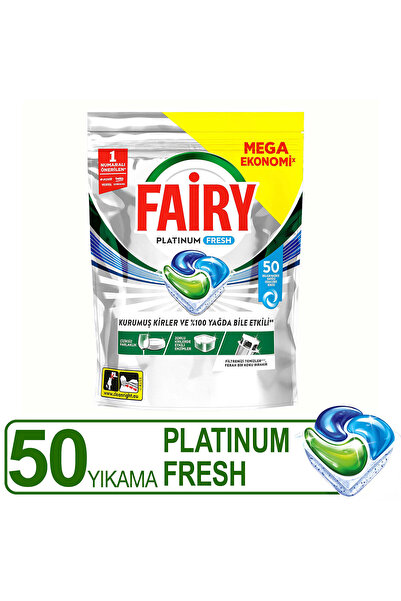 Fairy Platinum Fresh Bulaşık Makinesi Kapsülü 50 Yıkama