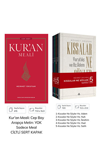 Düşün Yayıncılık Mehmet Okuyan Kuran Meali Cep Boy-Kıssalar Ne Söyler 5 kitap...