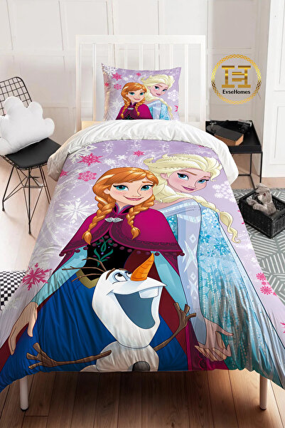 EVSEHOMES ELSA VE ANNA KAR TANESİ NEVRESİM TAKIMI (KİŞİYE ÖZEL İSİM YAZILABİL...