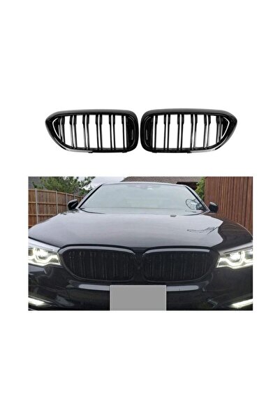 Dmb Bmw 5 Serisi G30 M5 Ön Panjur Böbrek Izgara Çift Tırnak Piano Black 2017-...