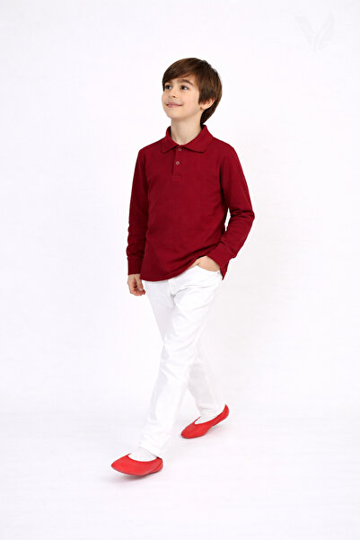 vyloo Комплект з футболки-поло та штанів з довгими рукавами для хлопчика