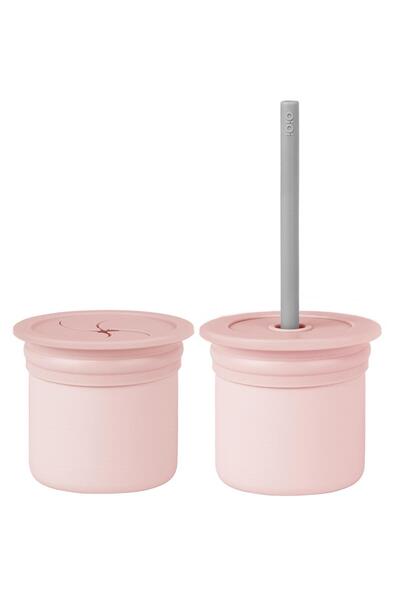 OiOi Ham + Hüp Pinky Pink / Powder Grey