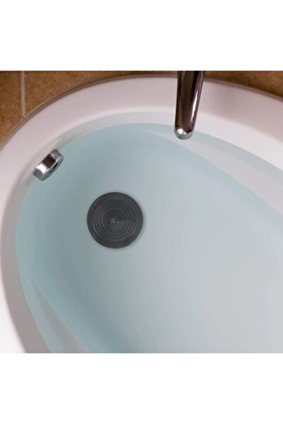 MaffStuff Capac din Cauciuc pentru Sifon Baie, Cadă sau Chiuvetă, 15 cm, Gri