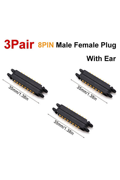 Choice16 3Pair 8PIN YSIDO 1/3/5Pair DC Magnetic Male Female Connector 2 3 4 5...