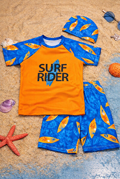 Krazber Costum de baie pentru copii, 3 piese: partea de jos, partea de sus și...