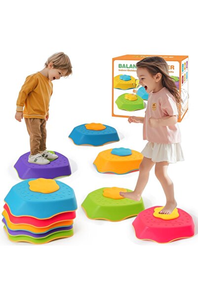 Arabest مجموعة من 5 أحجار توازن مع مؤثرات صوتية للأطفال من عمر 3 سنوات فأكثر،...