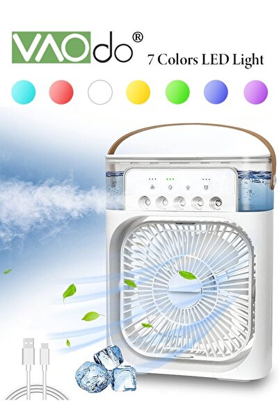 VAODO Portable Air Conditioner Fan Mini Evaporative Air Cooler with 7 Colors ...