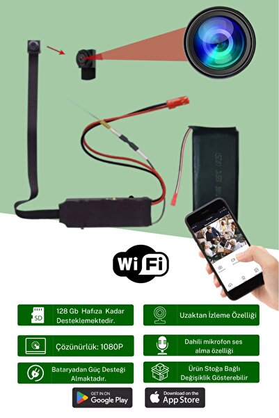 Mini Güvenlik Kamerası Uzaktan İzlemeli Wifi Özellikli