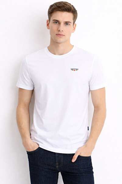 Galvanni Men's T-Shirt - Lokus White