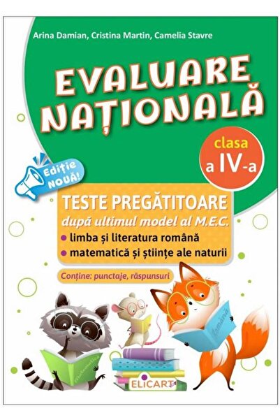 Editura Elicart National Assessment. Grade 4 Preparatory Tests
