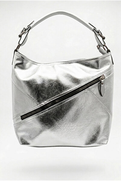 Shoesers Geantă de umăr și de mână casual, din piele cu model, cu fermoar, pe...