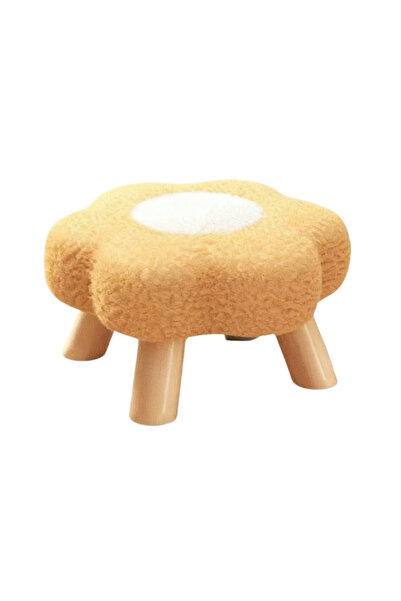 Other Cute Yellow Flower-Shaped Kids Stool | Baby Shoe Changing Stool