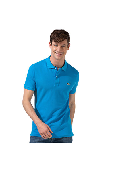 Lacoste Men's Slim Fit Blue Polo T-Shirt Ph4012.Ptv