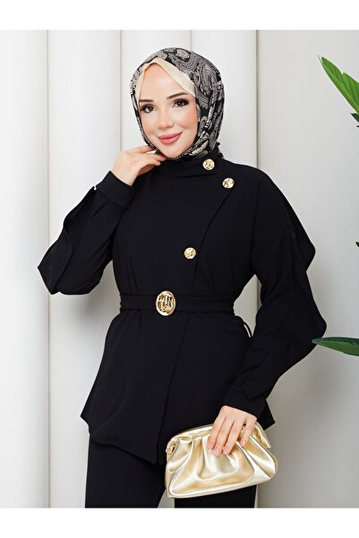 bm bessomoda fashion boutique طقم ملابس نسائية إسلامية مكون من قطعتين: بلوزة ...