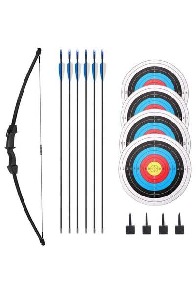 Arabest مجموعة رماية بالقوس للأطفال مع 6 سهام، قوس تدريب للشباب المبتدئين، لل...