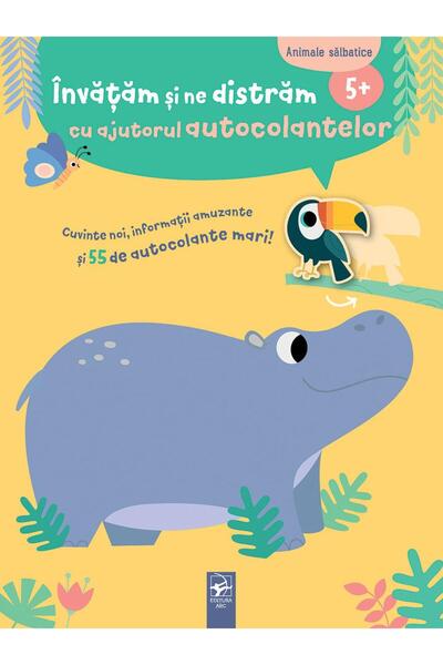 Editura Arc Invatam si ne distram cu ajutorul autocolantelor.