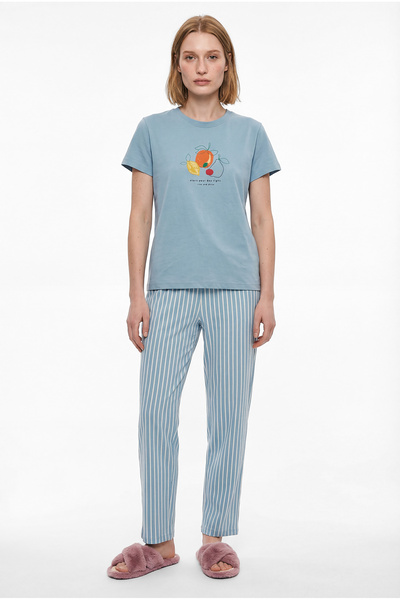 PAULMARK Γυναικείο Σετ Πιτζάμες με στάμπα
