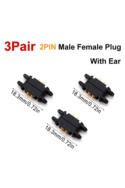 Choice8 3Pair 2PIN YSIDO 1/3/5Pair DC Magnetic Male Female Connector 2 3 4 5 ...