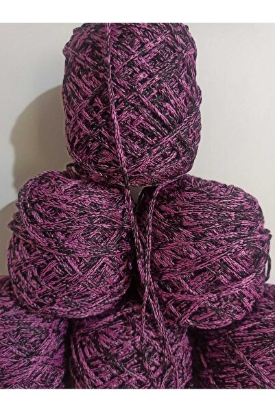 İPEK YÜN İPLİK DÜNYASI Νήμα πλεξίματος μακραμέ Βαμβάκι, Πολυεστέρας (Μαύρο, Μ...