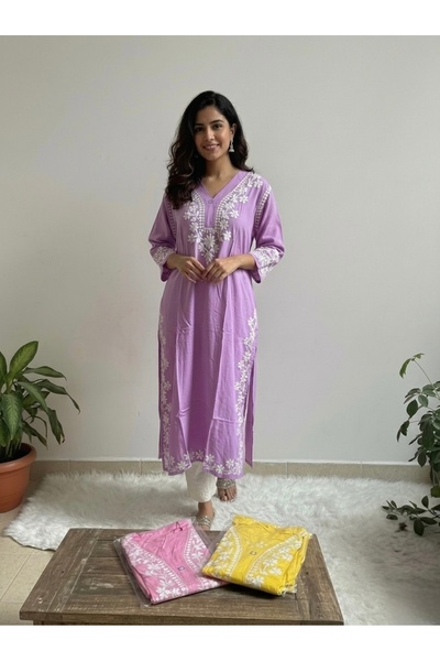 Mysha by arisha chickenkari kurti