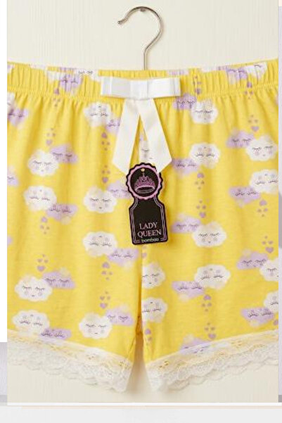 Lady Queen Γυναικείο σορτς με λεπτομέρεια από βισκόζη από μπαμπού