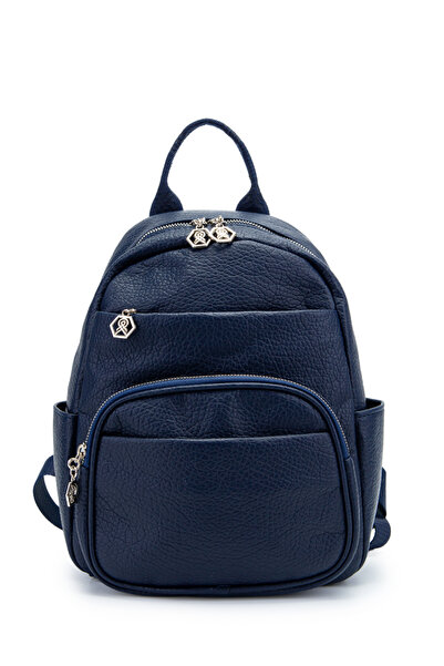minebag Multi-Compartment Holly Women's Backpack Bag Navy Blue