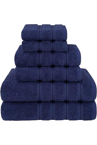 Arabest Bath Towel Set, 100% Turkish Cotton Super Soft & Absorbent, Includes ...