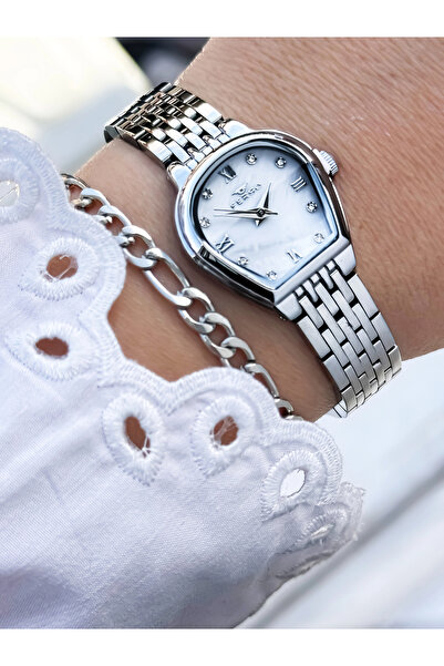 FERRO Silver Steel Cord Women's Wristwatch Fl88745A-A Waterproof 2 Year Warra...