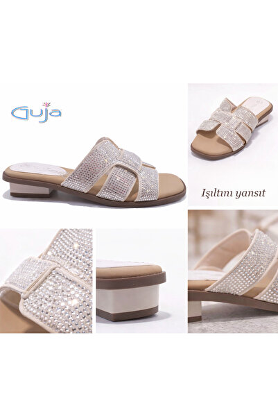 Guja 26Y467 Taşlı mini topuk Terlik