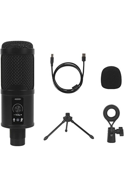 Arabest USB Condenser Microphone with Bracket, Noise Cancellation Mic for Rec...