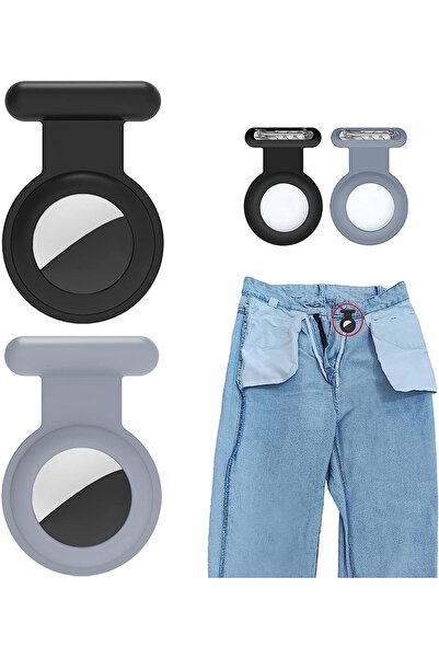 Arabest حافظة متوافقة مع جهاز التتبع (عبوة من قطعتين)، حامل سيليكون مخفي لجها...