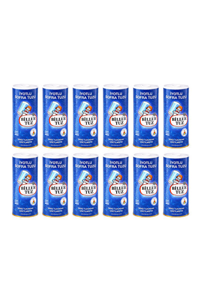 Billur Tuz 125 gr Tuzluklu Karton Piknik Boy x 12 Adet