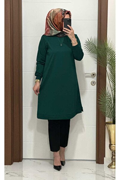 masalabiyem 3322 K35 Emerald Green Eda Tunic