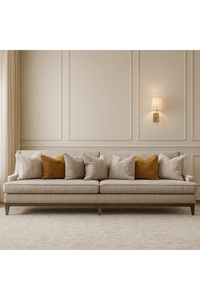 Roots Furniture كنبة كلاسيكية من نوه البابتين لأربعة أشخاص