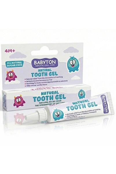 BABYTON Baby Zahn-Gel 15g | Natürliche, Fluoridfreie & Sanfte Zahnpflege