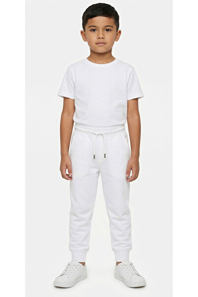 ETEN Toddler Boys White Jogger Trousers – Comfortable Basics