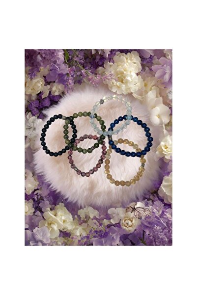 BEST PARTİ Best 6-Piece Original Natural Stone Bracelet Set-3