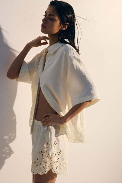 H&M Broderie anglaise shorts