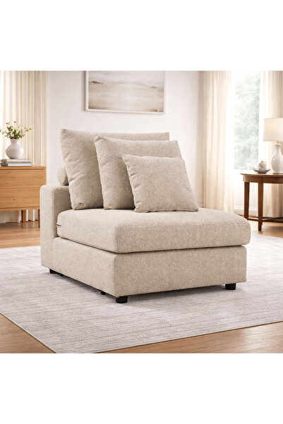 Roots Furniture Mirae Hazel Brown Armless Chair