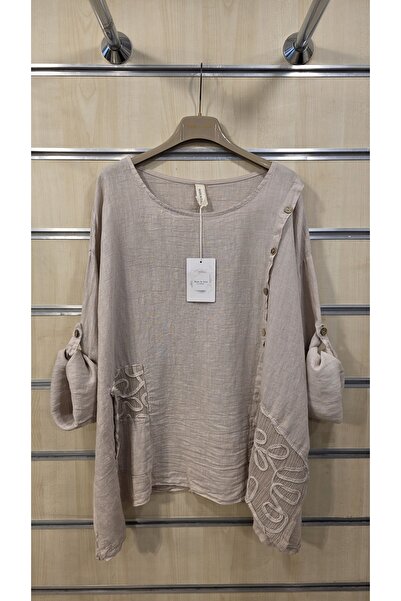 Park Moda Women's Italian Linen Blouse