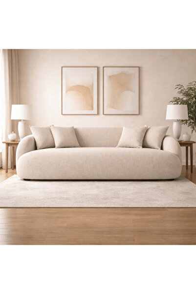 Roots Furniture أريكة إيما جراي بثلاثة مقاعد (232 سم)