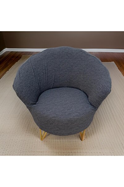 uzhanem Single Sofa Cover Daisy Model Sofa Cover Tree Bark Pattern