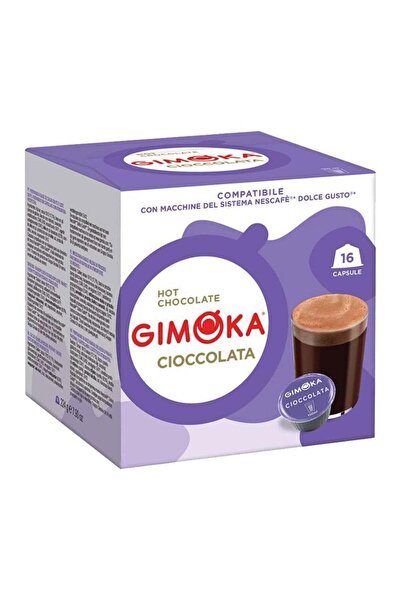 Gimoka Hot Chocolate Coffee Capsules 16 Count