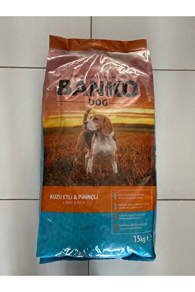 Banko kuzu etli pirinçli köpek maması