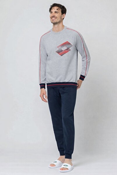 Lotto Pijama barbati LP1223, set 2 piese, bumbac