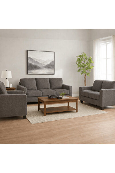 Ashley Furniture طقم أريكة رانيز باللون الرمادي