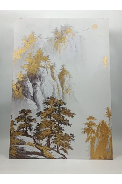 Decorhills Canvas Poster Mountain Landscape Painting, Standard Size, Unframed...